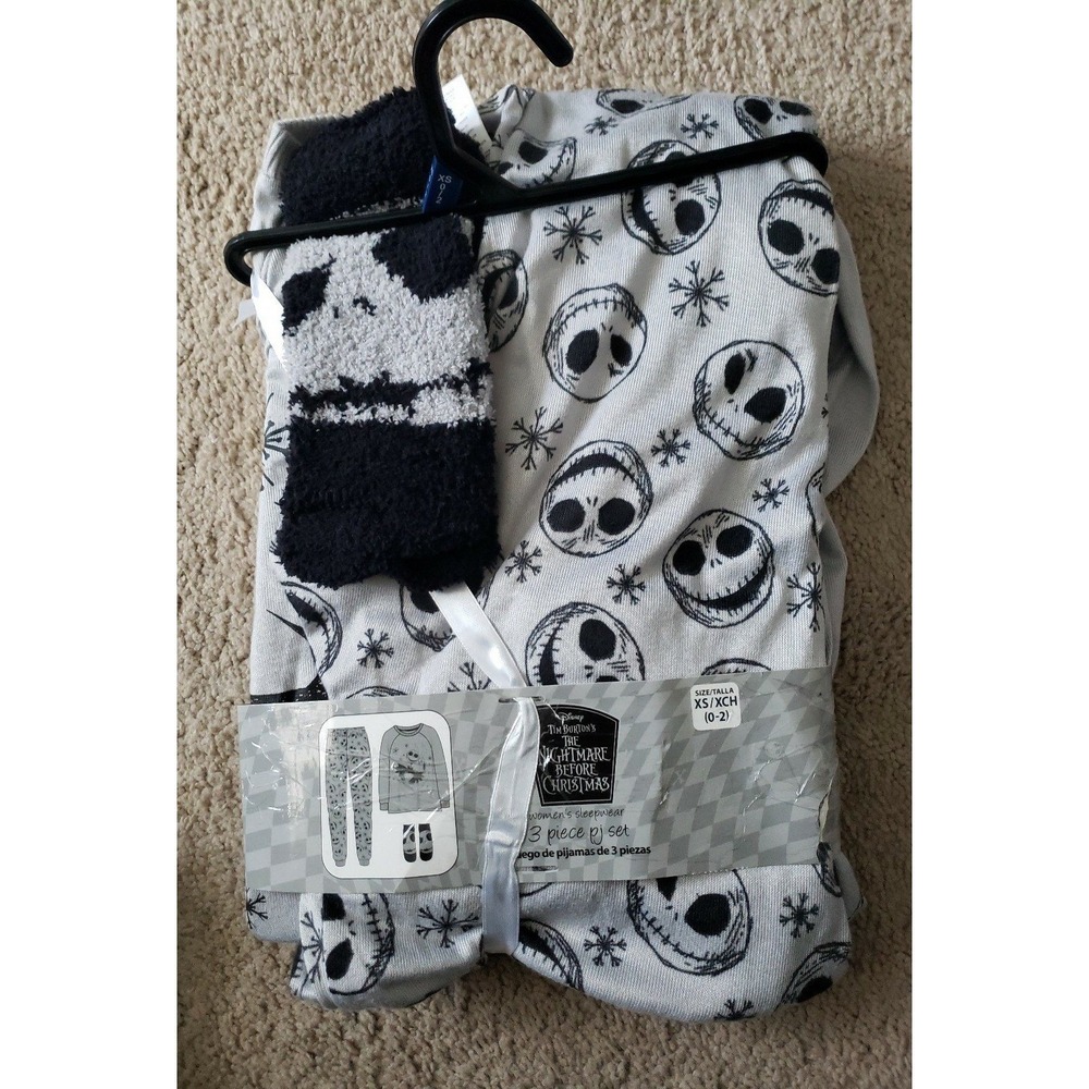 Disney Nightmare Before Christmas PJS Set Size XS - Picture 1 of 2